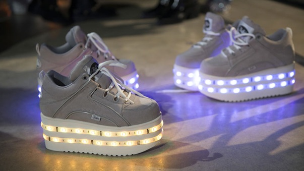 led platform sneakers